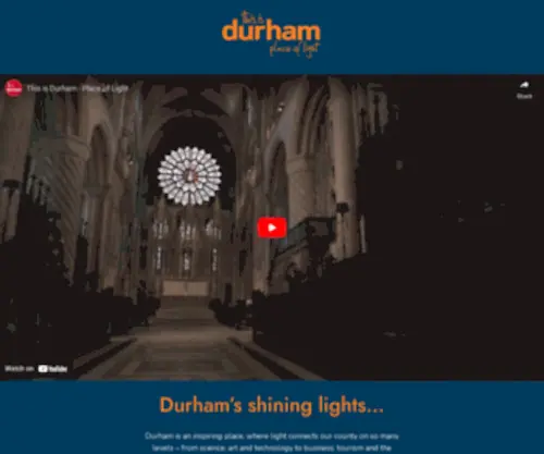 Durhamplaceoflight.com(This is Durham) Screenshot