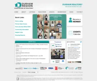 Durhamrealestate.org(Durham Region Association of REALTORS) Screenshot