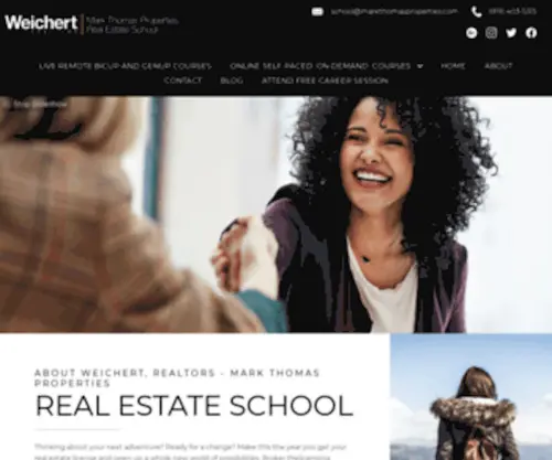 Durhamrealestateschool.com(Weichert, Realtors) Screenshot