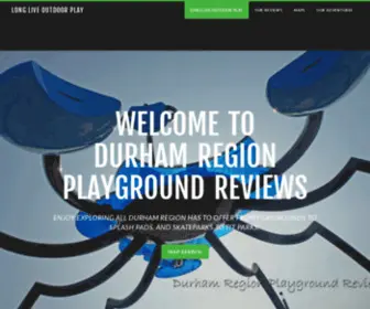 Durhamregionplaygrounds.com(LONG LIVE OUTDOOR PLAY) Screenshot