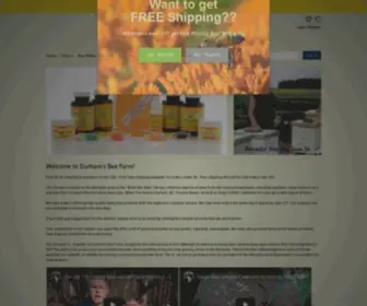 Durhamsbeefarm.com(Durham's Bee Farm) Screenshot