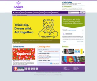 Durhamscouts.org.uk(Durham Scouts) Screenshot