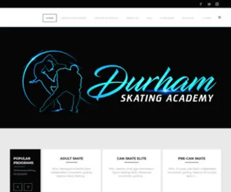 Durhamskatingacademy.com(Where learning to skate) Screenshot