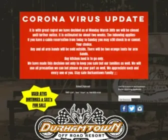 Durhamtown.com(ATV Rentals) Screenshot