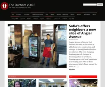 Durhamvoice.org(Our Times) Screenshot