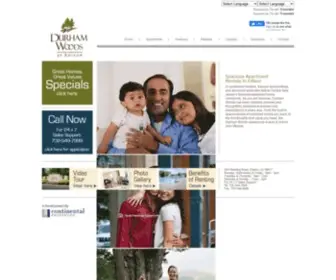 Durhamwoodsapartments.com(Edison Township) Screenshot