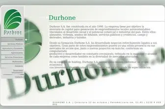 Durhone.com.ar(Durhone s.a) Screenshot