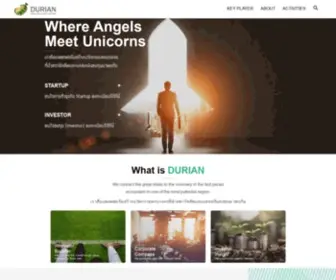 Duriancorp.com(Where Angels Meet Unicorns) Screenshot