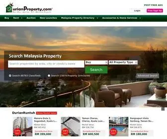 Durianproperty.com.my(Malaysia Properties For Sale) Screenshot