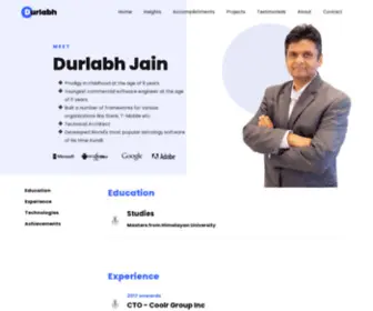 Durlabh.com(Durlabh) Screenshot