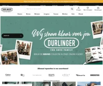 Durlinger.com(Schoenenwinkel voor het hele gezin) Screenshot