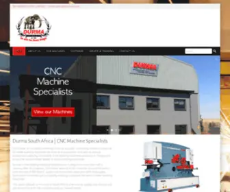 Durma.co.za(CNC Machine Specialists) Screenshot