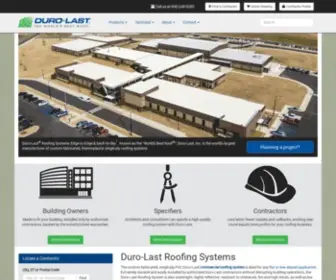 Duro-Last.com(Single Ply PVC Roofing Company) Screenshot