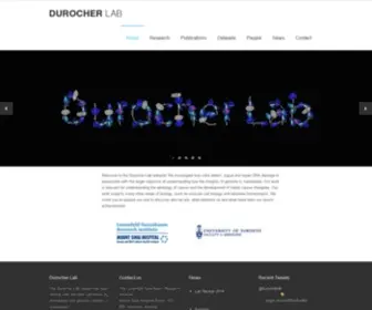 Durocherlab.org(The Durocher Lab researches how normal cells become cancerous by elucidating how genome integrity) Screenshot