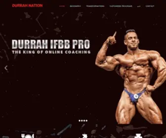 Durrahnation.com(King of Customized Programs for Body Transformations) Screenshot
