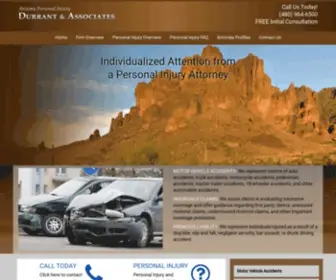 Durrantlaw.com(Mesa Arizona Personal Injury Lawyer) Screenshot