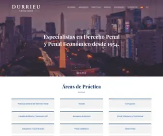 Durrieu.com.ar(Penal Económico) Screenshot