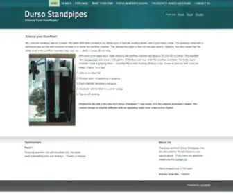 Dursostandpipes.com(Durso Standpipes) Screenshot