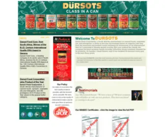 Dursots.com(Darsot Food Corporation) Screenshot