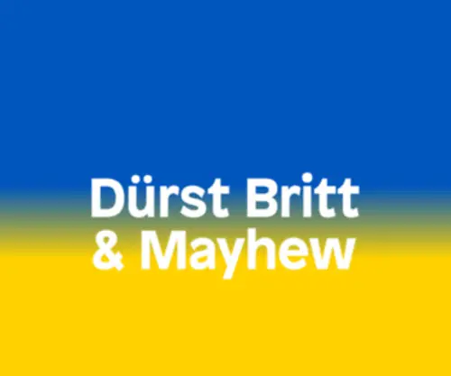 Durstbrittmayhew.com(Dürst) Screenshot