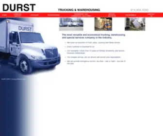 Dursttrucking.com(DURST TRUCKING & WAREHOUSING) Screenshot