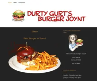 Durtygurtsburgerjoynt.com(Best Burger in Galena) Screenshot