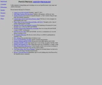 Durusau.net(Patrick Durusau) Screenshot