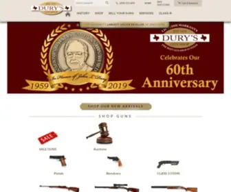 Durysguns.com(Dury's Guns) Screenshot