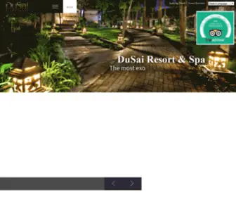 Dusairesorts.com(DuSai Resort & Spa) Screenshot