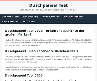 Dusch-Trends.de(▷ Duschpaneel Test 2021) Screenshot