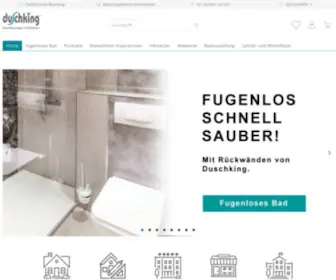 Duschking.de(Der Spezialist für die fugenlose Bad) Screenshot