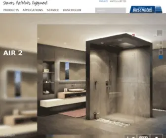 Duscholux.com(Luxe bij het douchen) Screenshot