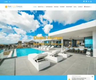 Dushihomes.com(Dushi Homes Curacao Real Estate) Screenshot