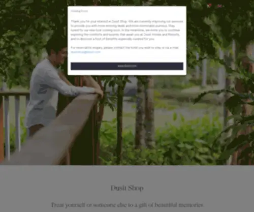 Dusitgiftcard.com(Dusit International) Screenshot
