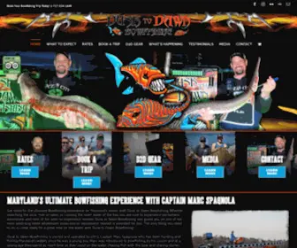 Dusktodawnbowfishing.com(Bowfishing in Maryland With Dusk to Dawn Bowfishing) Screenshot