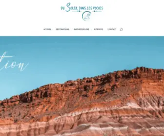 Dusoleildanslespoches.com(Du soleil dans les poches) Screenshot