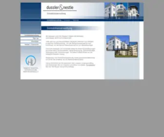 Dussler-Nestle.de(Immobilienverwaltung) Screenshot