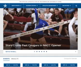 Dustars.com(Dominican University Athletics) Screenshot