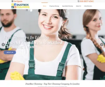 Dustboxcleaning.co.uk(Cleaning Services Gloucestershire) Screenshot