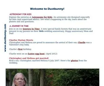 Dustbunny.com(Astronomy) Screenshot