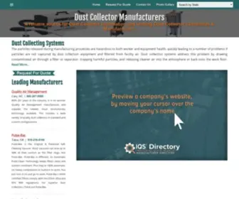 Dustcollectormanufacturers.org(Dust Collector Manufacturers) Screenshot