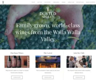 Dustedvalley.com(World-Class Washington Wines) Screenshot