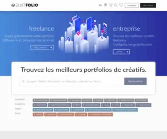 Dustfolio.com(Créer) Screenshot