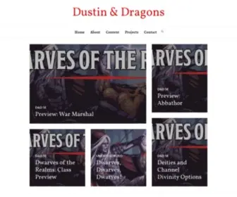 Dustinanddragons.com(Dustin & Dragons) Screenshot