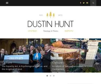 Dustinhunt.com(Dustin Hunt) Screenshot