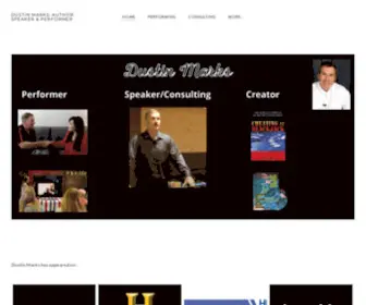 Dustinmarks.com(Dustin MarksAuthor & Speaker) Screenshot