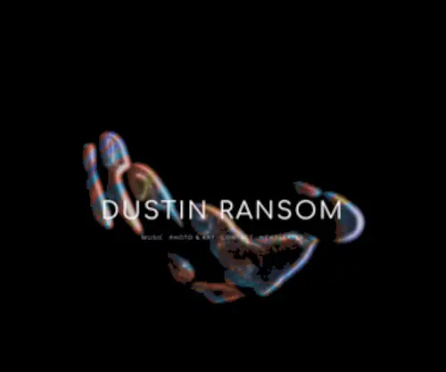 Dustinransom.com(Official site of musician and singer) Screenshot
