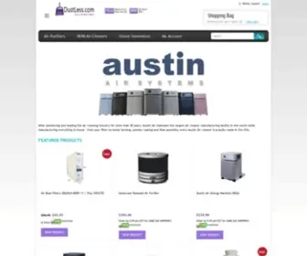 Dustless.com(Air Purifiers) Screenshot