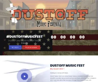 Dustoffmusic.com(Music Festival & Motorcycle Rally for the Troops) Screenshot