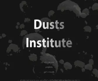Dustsinstitute.org(Dusts Institute) Screenshot